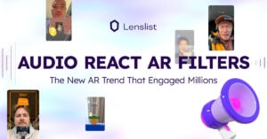 Article "Audio React AR Filters—The New AR Trend that Engaged Millions" cover
