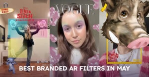 Article "Best Branded AR Filters in May | AR Marketing Selection May" cover