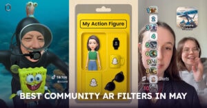 Article "Best Community AR Filters in May" cover