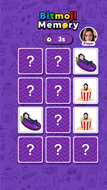 Bitmoji Memory