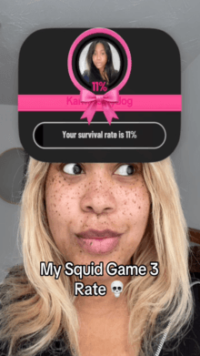 Squid Game 3 Survival %
