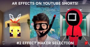 Article "AR Effects on YouTube Shorts! #2 Effect Maker Selection" cover