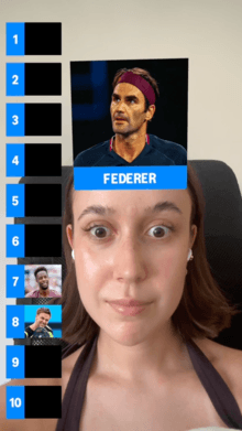 TOP 10 - Tennis players