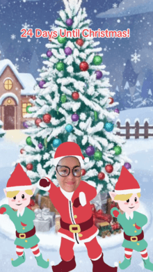 Santa And Elfs Party