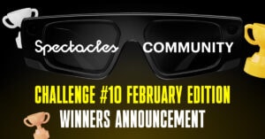 Article "Spectacles Community Challenge #10: Winners Announcement" cover