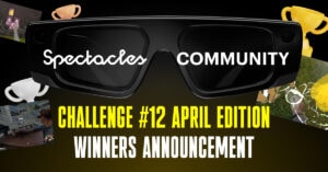 Article "Spectacles Community Challenge #12: Winners Announcement" cover