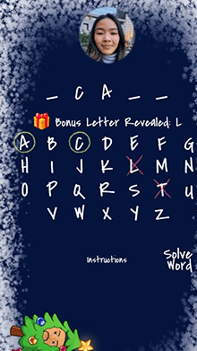 Xmas Word Race