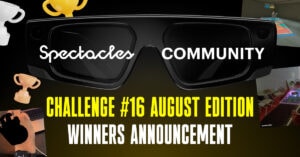 Article "Spectacles Community Challenge #16: Winners Announcement" cover