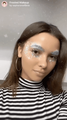 Frosted Makeup