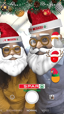 SPAR Christmas AR Filter