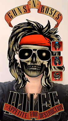 Guns N' Roses AR Masks