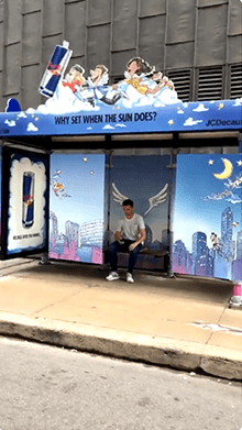 Red Bull Chicago Bus Stations