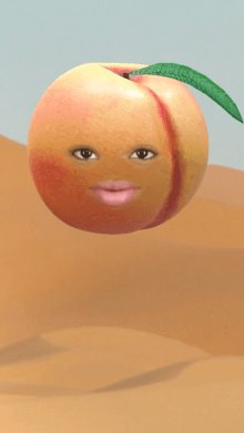 the peach