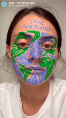 Save The Planet Mask