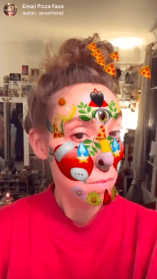 Emoji Pizza Face