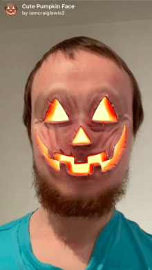 cute pumpkin face
