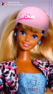 Barbie Helmet