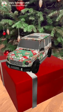 ugly sweater car