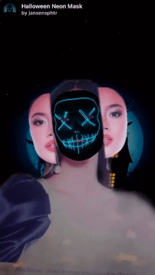 Halloween Neon Mask
