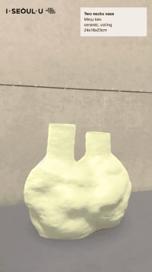 Two necks vase