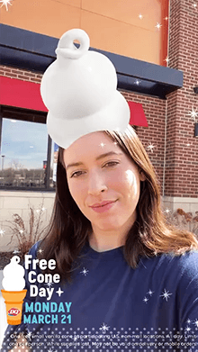 DQ Free Cone Day Hat