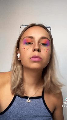 Pride makeup