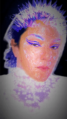 Blue Fairy Glittery