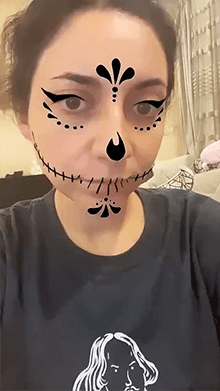 Halloween Skull Face