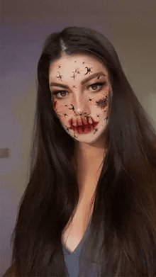Scary makeup