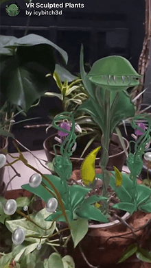 VR Sculpted Plants