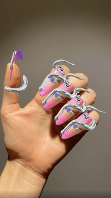 FFFACE Nails Pink