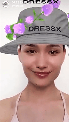 DRESSX Flower Hat