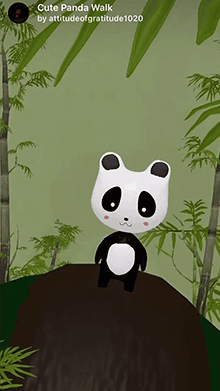 Cute Panda Walk