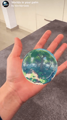 Worlds in your palm