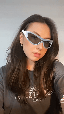 Y2K aesthetic sunglasses