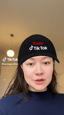 Keep TikTok Hat