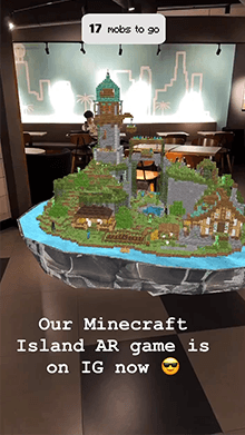 Minecraft Island AR