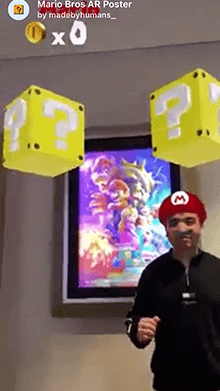 Mario Bros AR Poster