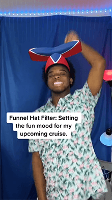 Carnival Funnel Hat