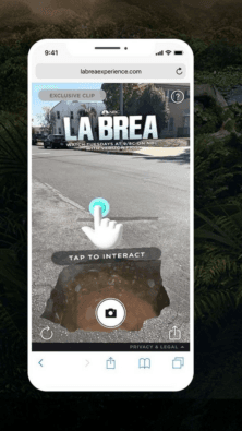NBCUniversal La Brea Season 2 Web AR Experience