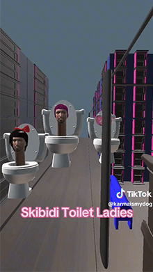 Skibidi Toilet Ladies