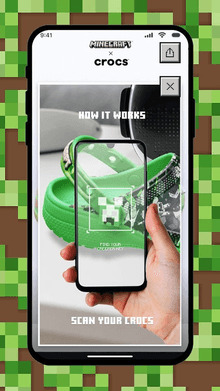 Minecraft x Crocs x Gravity Road | Choose Your Mode AR Games