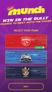 Nestle Munch Digital Fan Zone | Cricket Game, Photo with Stars in AR, Immersive 3D stadiums & more!
