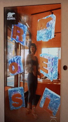 Immersive shopping with AR Mirror: SOREL pop-up in Brooklyn | ZERO10 Collaboration
