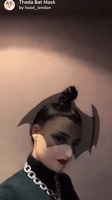 Theda Bat Mask