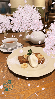 Cherry blossom viewing Afternoon Tea AR