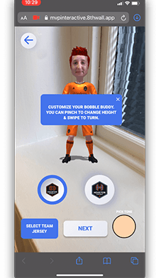 Augmented Reality Bobble Buddy
