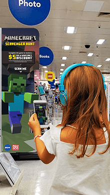 Minecraft Scavenger Hunt Retail Activation