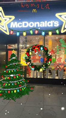 McDonald's - AR Christmas Lights